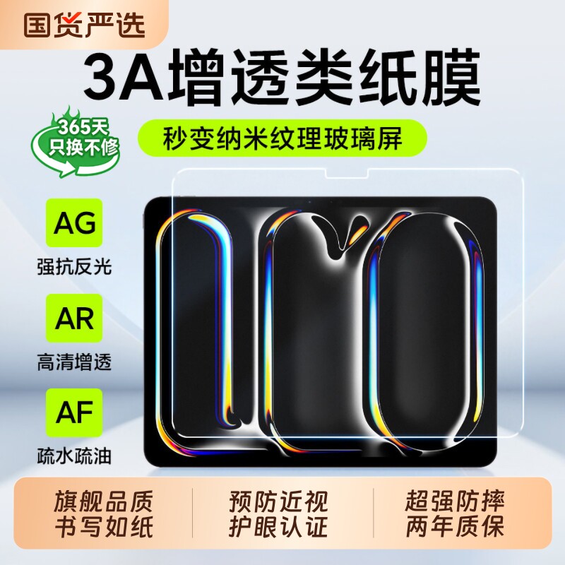 型月适用3A类纸膜ipadpro11/12.9图片