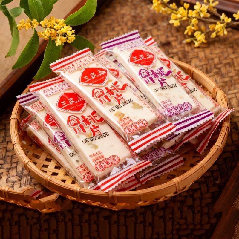 三民斋重庆特产合川桃片云片糕老字号传统糯米糕点怀旧小吃健康