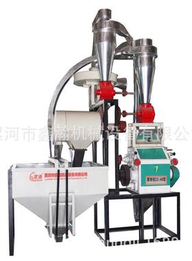 两罗磨面机皮芯分离磨面机漯河五谷杂粮面粉机小型单机面粉机