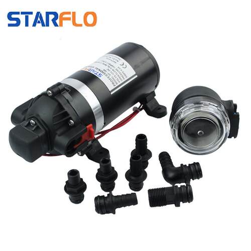 DP-100微型高压隔膜泵12V/24V扫路车喷水泵美容仪器808直流电动泵