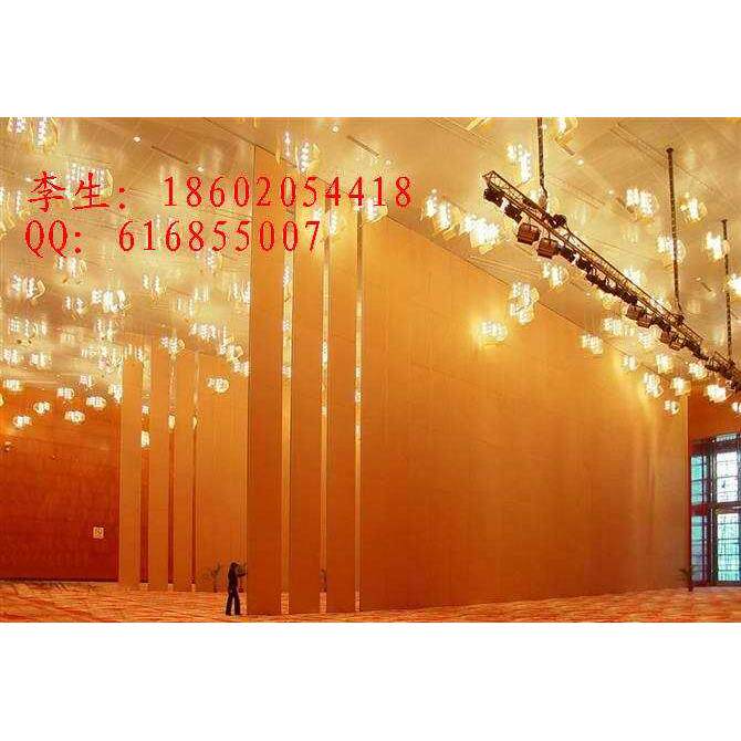广州花都酒店活动隔断 餐厅移动隔断墙 会议室可活动隔音墙屏