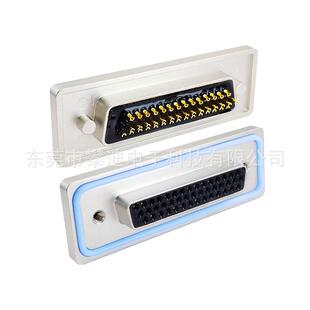 ip67d-sub连接器DB44母头转接头焊线式44pin串口连接器