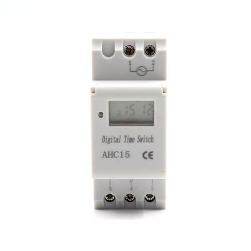 AHC15 导轨式时控开关 时间控制定时器 DHC15A HC18A TP8A16跨境