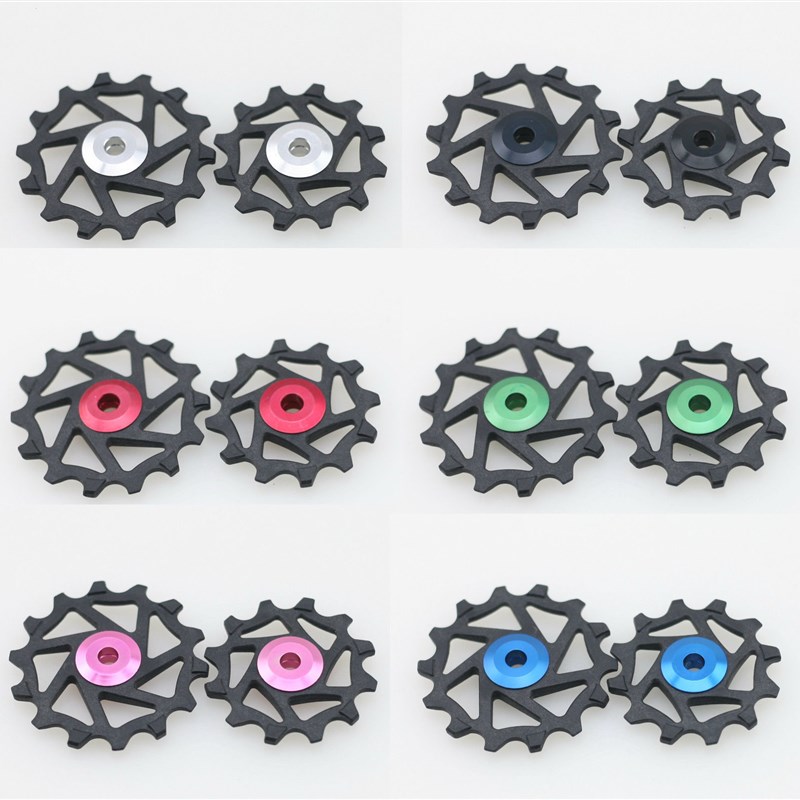 12T + 14T陶瓷变速器后拨导轮滑轮适用 速联 XX1,X01;Shiman0 XTR