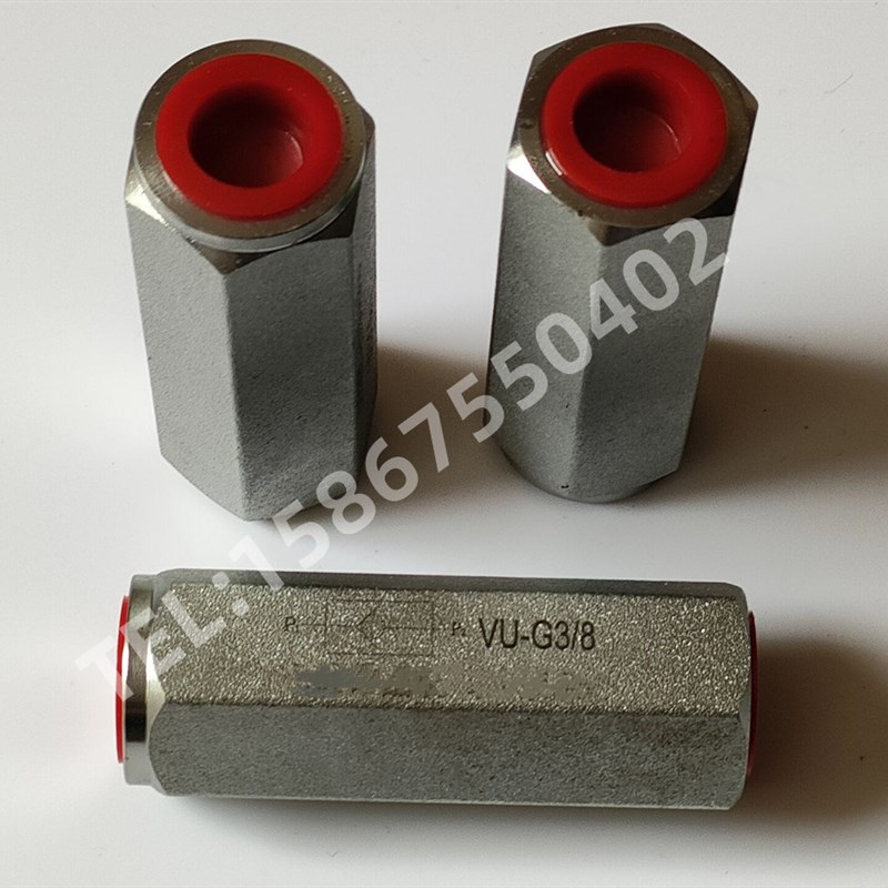 VU-G1 VU-20 VU-G3/4 VU-16 VU-40 VU-NPT2 管式单向阀 单向阀