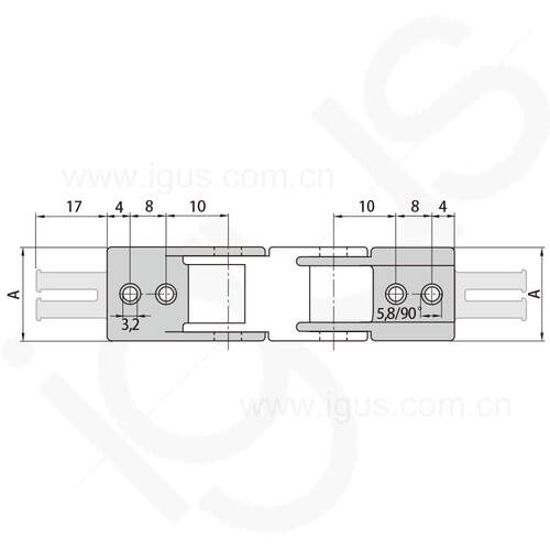 德国进口易格斯igus塑料拖链E06/Z06/06/07系列适用接头厂家直销