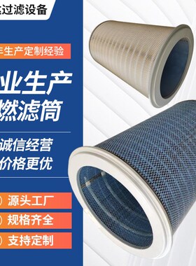 防阻燃玻璃纤维除尘滤芯   P190848-000-710耐高温防阻燃除尘滤筒