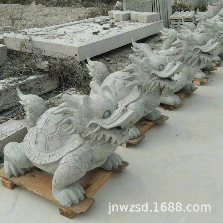 园林造景石雕老鳖制造厂 石材加工子母龟图片大全 山东石鳖价格