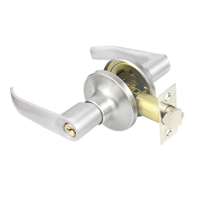 卫生间门锁无钥匙通用型洗手间三杆式执手锁浴室厕所铝合金球形锁