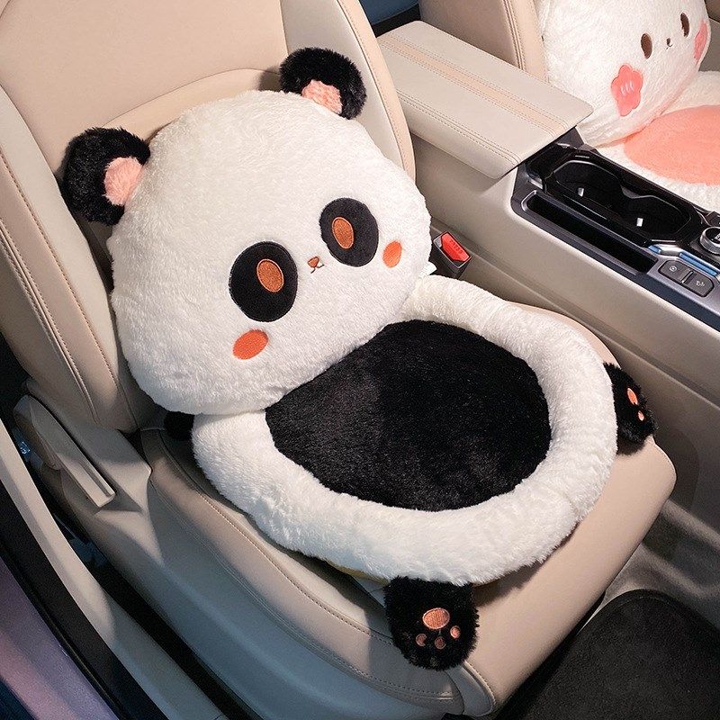 精选汽车头枕腰靠护颈枕车内靠枕女车载冬季毛绒可爱熊猫兔子靠背,汽车用品/电子/清洗/改装,头枕,淘宝优惠券,粉丝福利购,淘宝优惠卷