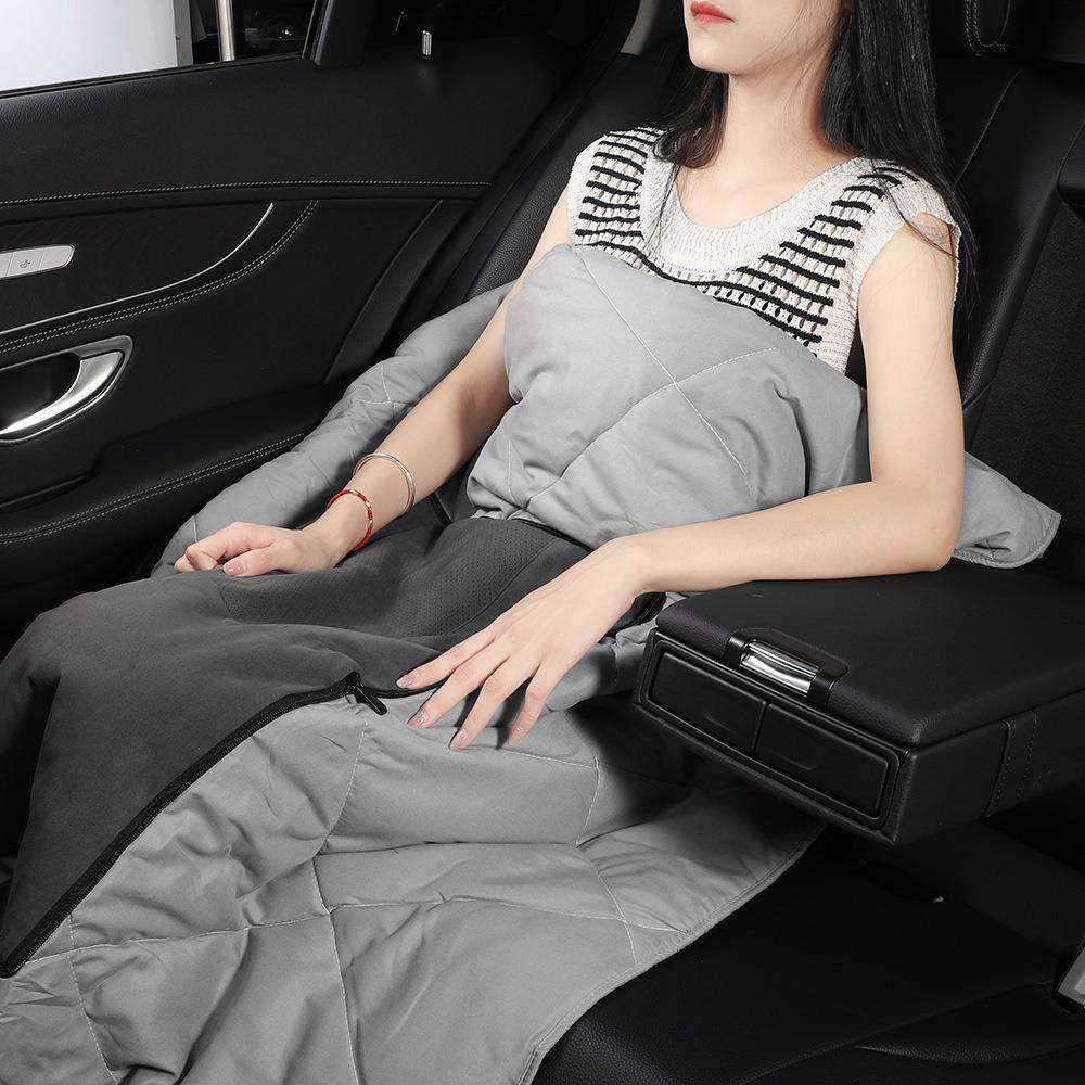 汽车抱枕被子两用折叠多功能高端车载车用腰靠垫毛毯二合一抱枕被,居家布艺,抱枕被,淘宝优惠券,粉丝福利购,淘宝优惠卷