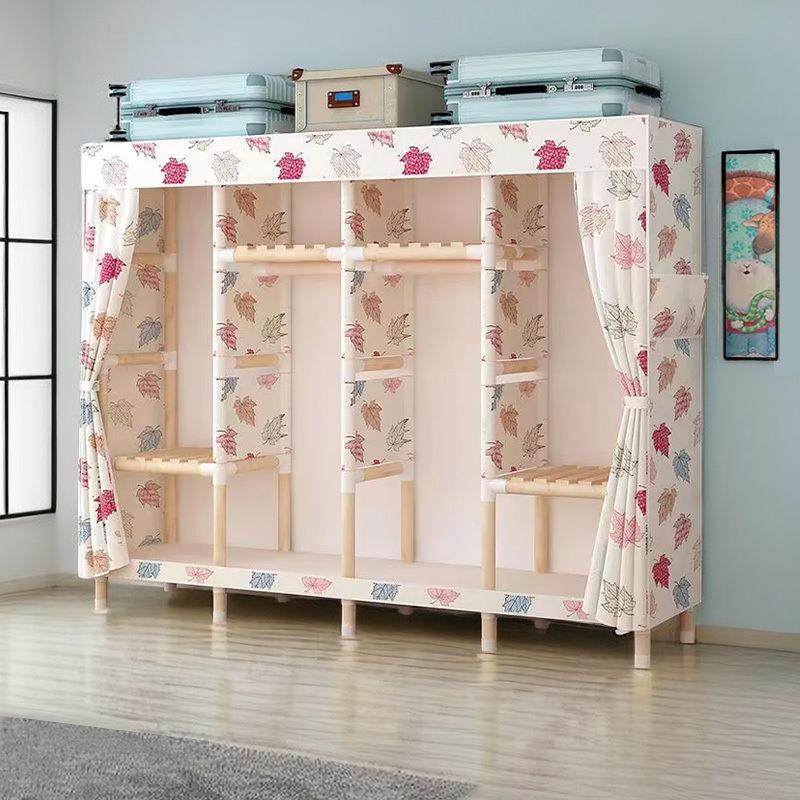 简易衣柜收纳柜布衣柜加粗加固耐用组装衣柜收纳架牛津布家用卧室