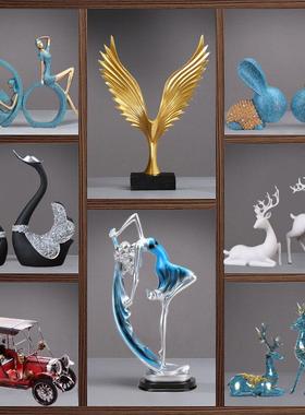 大鹏展翅鹰现代简约大展宏图创意家居小摆件客厅办公室酒柜装饰品