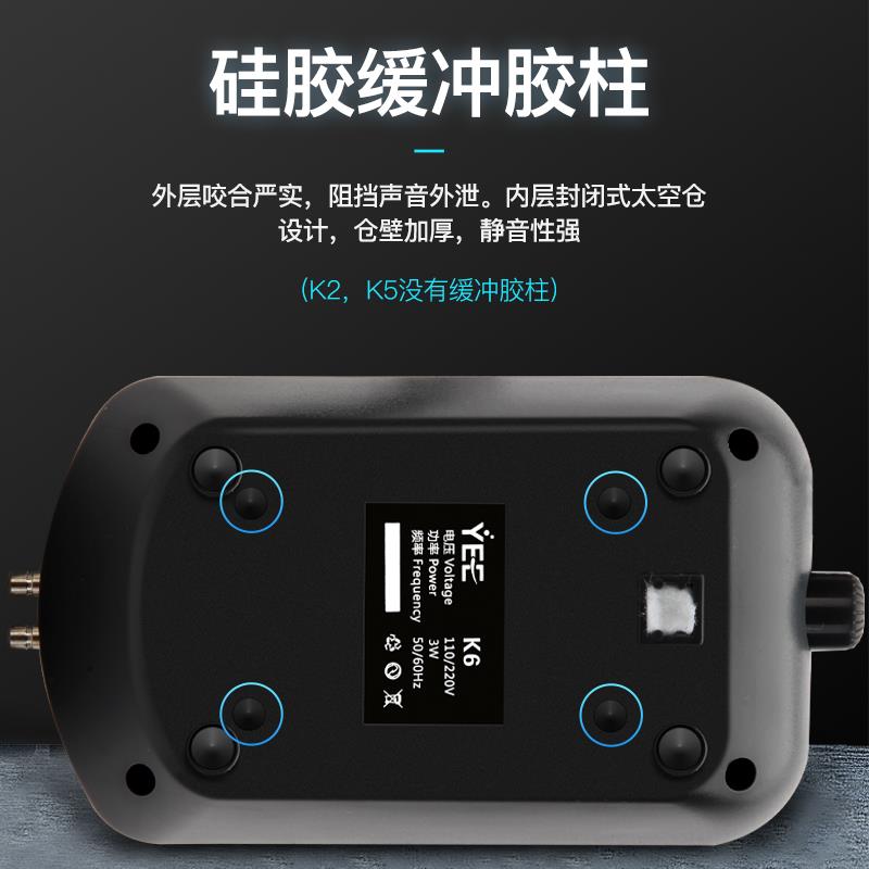 意牌养鱼氧气泵鱼缸增氧泵打氧泵增氧机小型家用充氧机