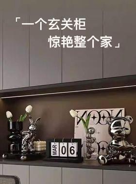 轻奢玄关入户摆件客厅家居软装收纳装饰品餐柜酒柜高档工艺礼品