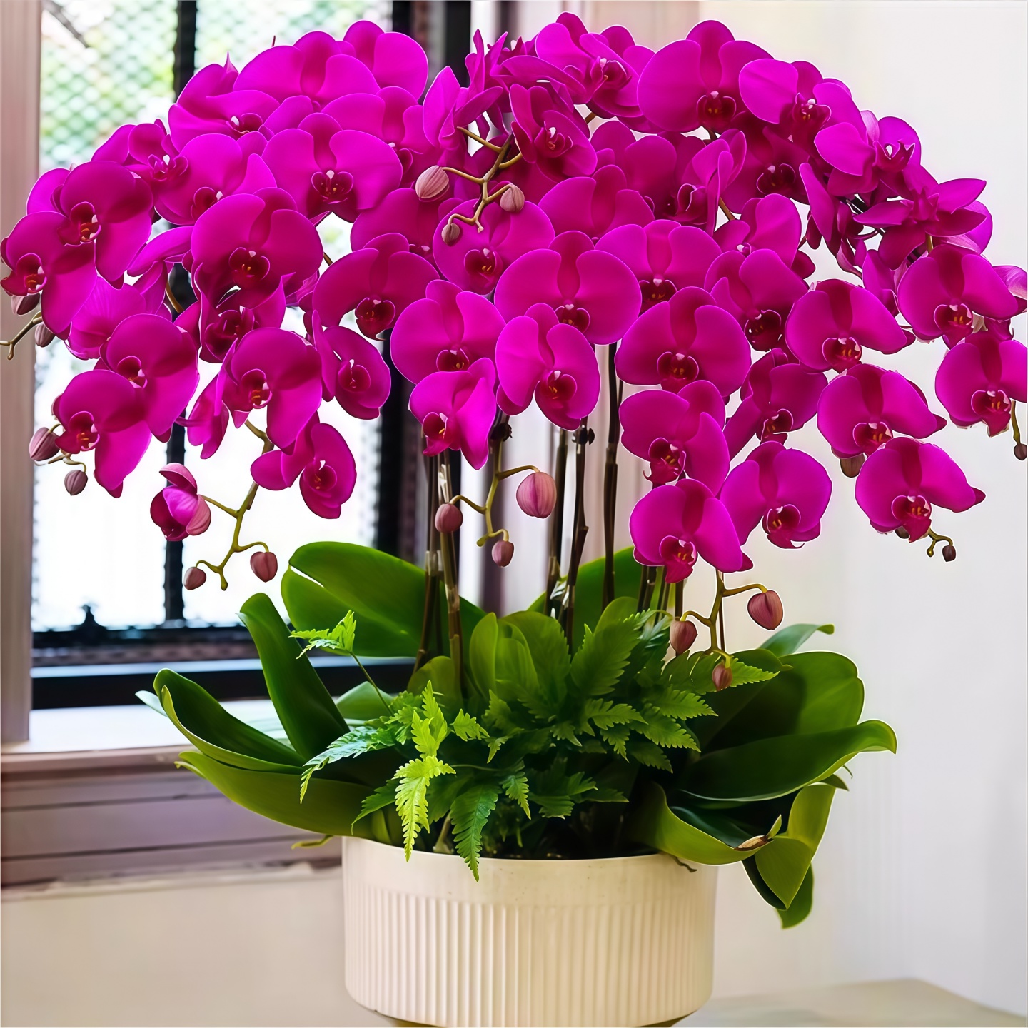 蝴蝶兰盆栽花卉带花剑带花苞