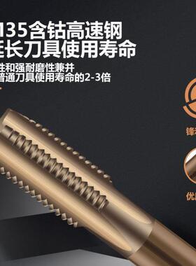 TG不锈钢专用丝锥细牙机用丝攻MMMM功丝钻头含钴直槽攻丝器