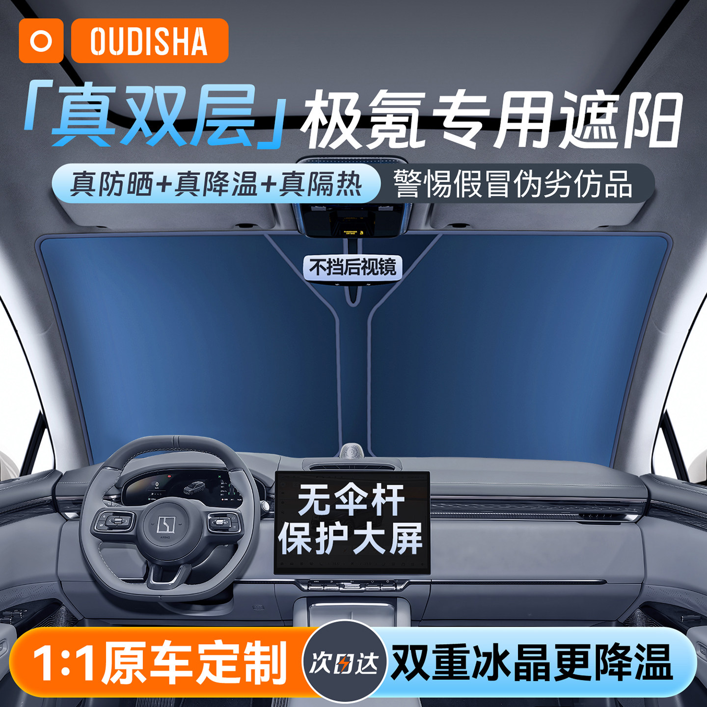 【极氪专用】遮阳前挡图片