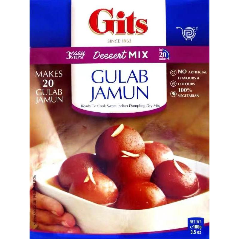 INDIAN FOOD 汤圆粉玫瑰球粉 gits GULAB JAMUN mix 玫瑰果奶球