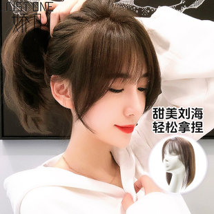 娇凡假发片女全真发一片式自然增发量蓬松头顶补发无痕隐形刘海片