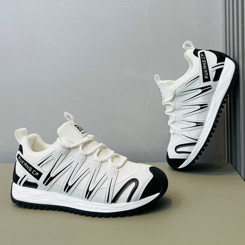男鞋2026秋季舒适平底阿甘鞋
