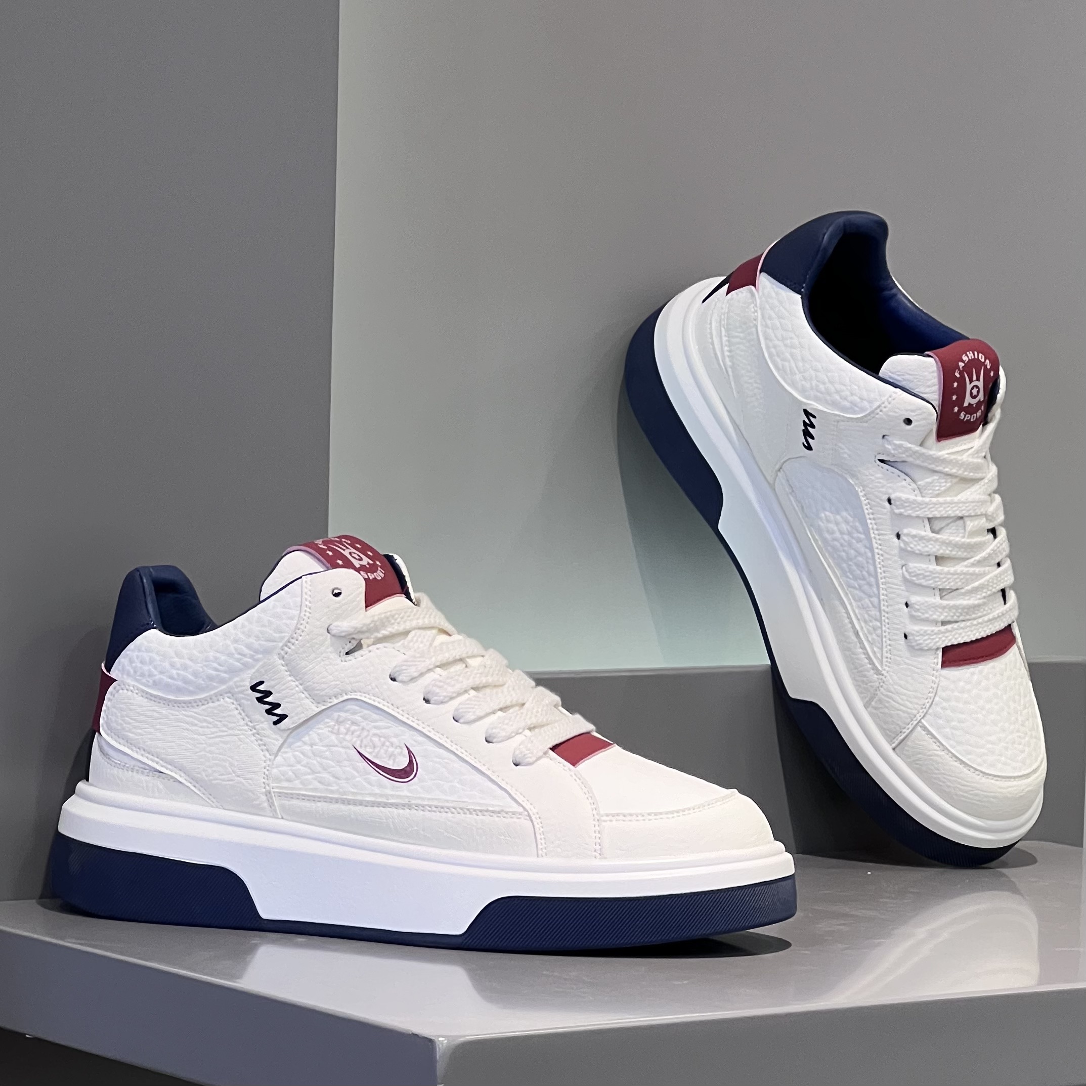 软底运动休闲潮流百搭男鞋2025秋冬新款高帮冬季加绒厚底保暖棉鞋