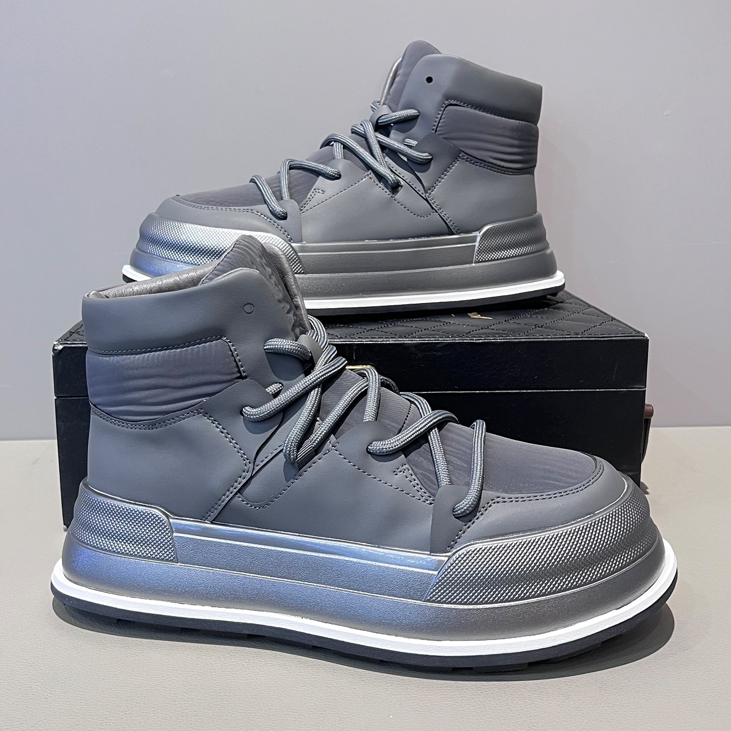 男款2025冬季新款保暖雪地靴子