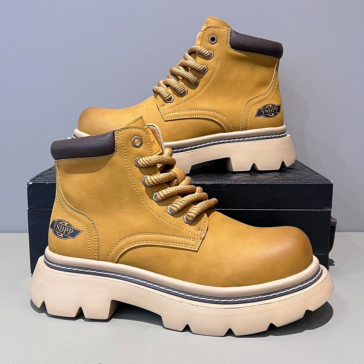 男款2025秋冬新款真皮马丁靴