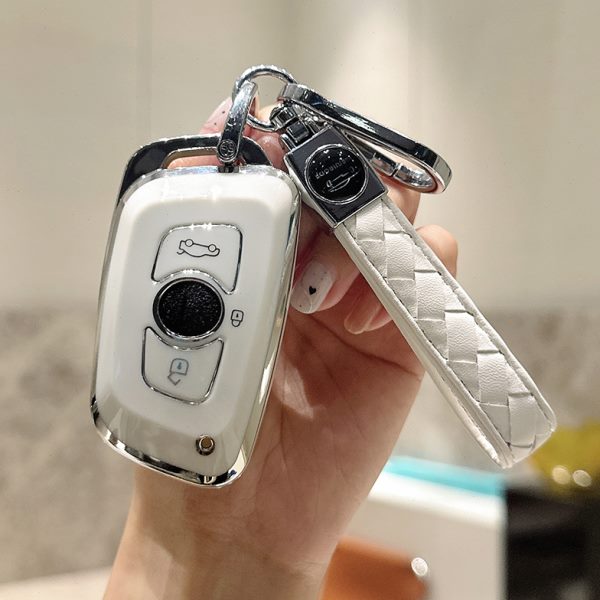 适用中华v3钥匙套华晨v5保护壳高档v7男士H530/V6配件H330/H3车品