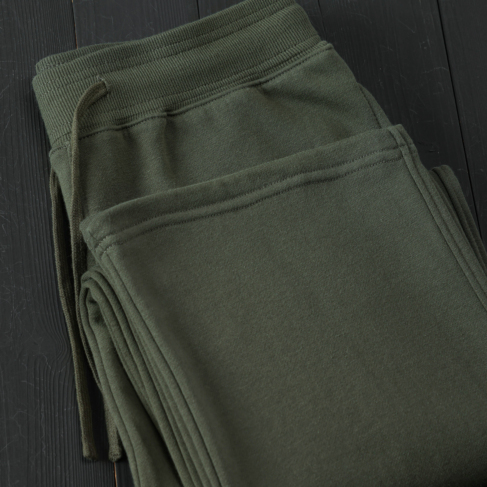 科技锁温保暖水洗柔软阔腿直筒裤