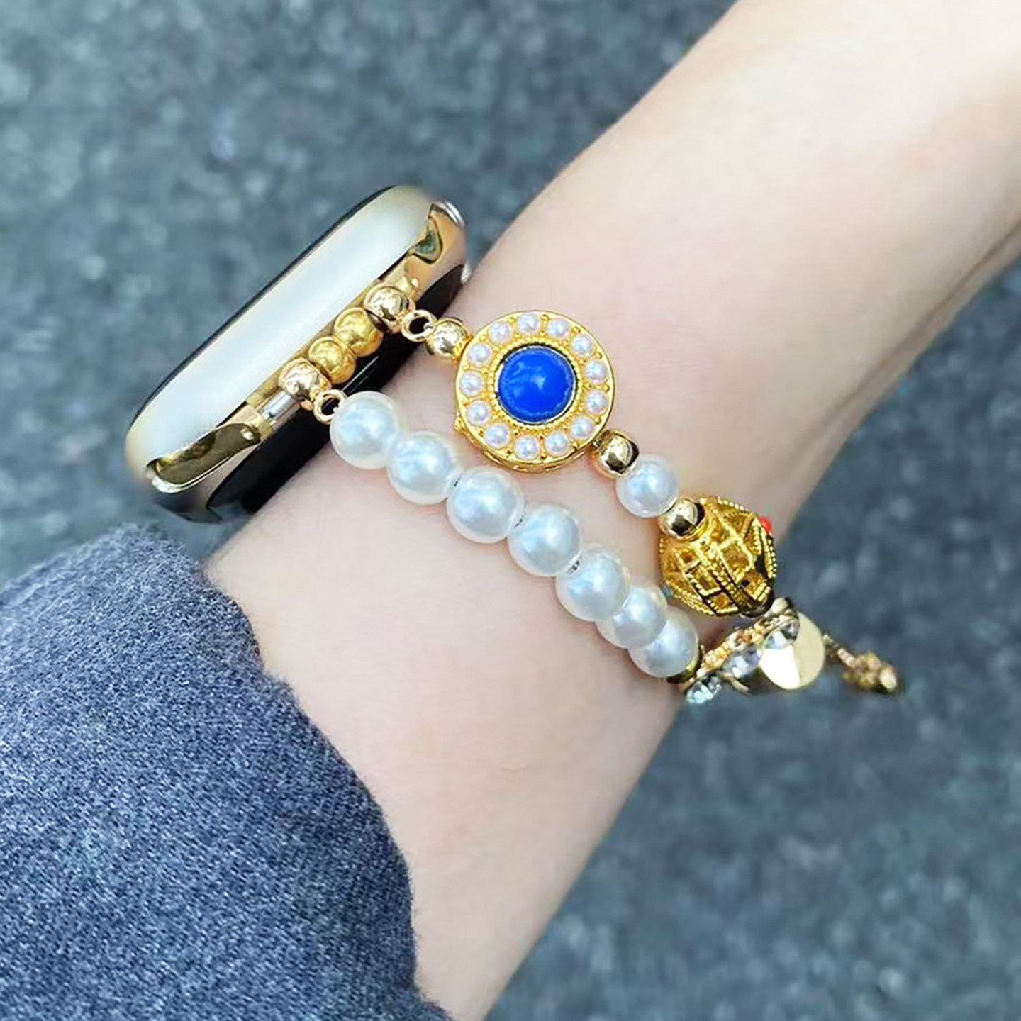 iwatchs1098765SE珍珠金属表带