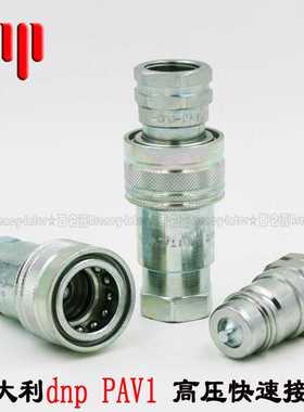 原装正品意大利DNP PAV1系列液压油压高压快速快换快插快装接头