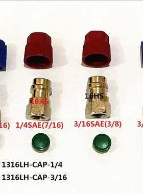 R12R22R502内1/4SAE螺纹接头转换成R134A快速接头公接嘴 1316LSHS