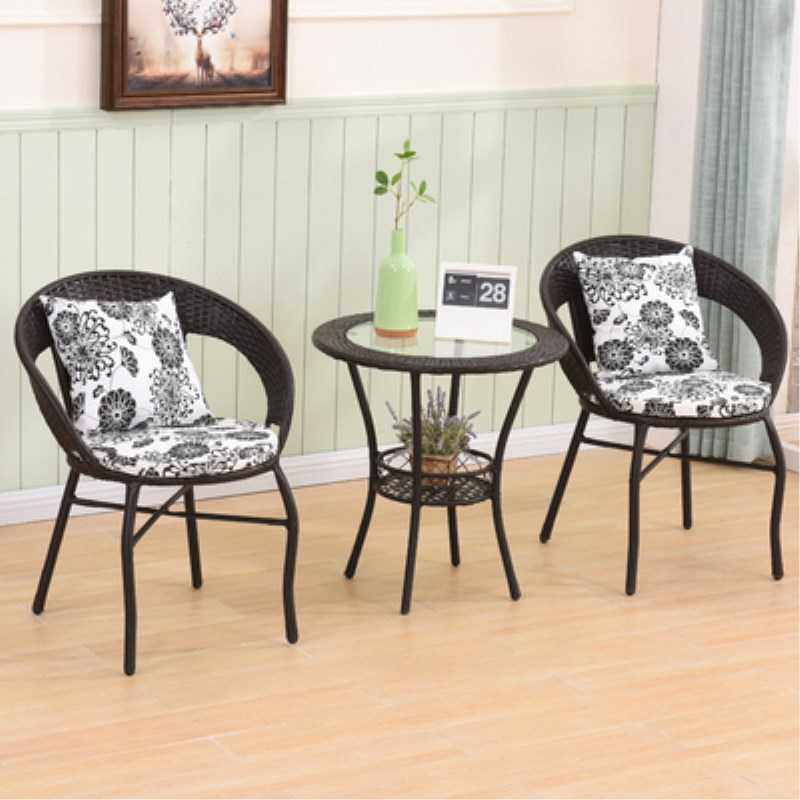 阳台藤椅三件套小双管藤条休闲椅靠背椅家用小桌椅编织椅户外简约,住宅家具,桌椅套件,淘宝优惠券,粉丝福利购,淘宝优惠卷