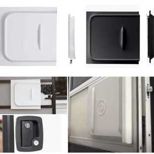 RV Screen Door Slide 房车纱窗门PP塑料门锁挡 滑门加侧挡RV屏蔽