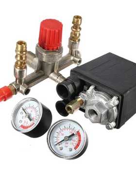 空压机压力控制开关 压缩机压力开关 可调节压力阀门仪表 175psi