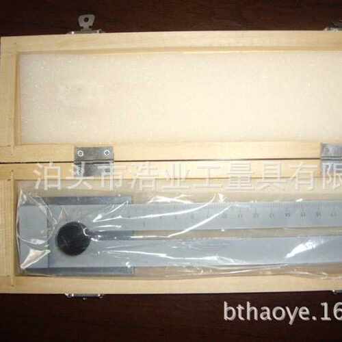 SKU417198不锈钢纸盒标记尺平行划规分线划线规0-200/0-250/0-300