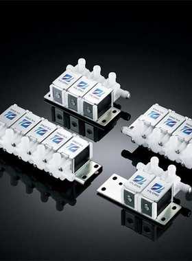 YL-020泄压电磁阀微型两位三通组两进一出常闭220v按摩椅