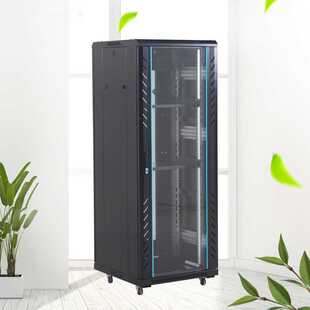 42U网络机柜19寸标准服务机柜2米立式机柜机房监控弱点网络机柜