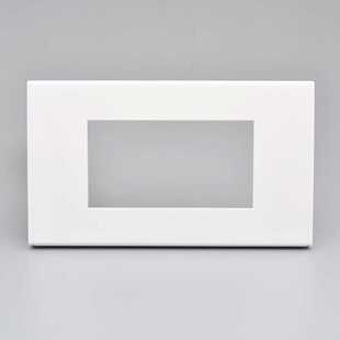 120型三位空白面板墙壁空白面板多媒体墙壁插座面板组装128型模块