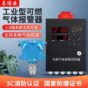 工业防爆可燃气体探测报警器商用甲烷瓦斯甲醇油漆丙烷乙醇检测仪