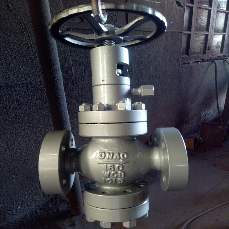 FJ41YF-25P 节流放空阀 不锈钢法兰节流截止放空阀 DN100