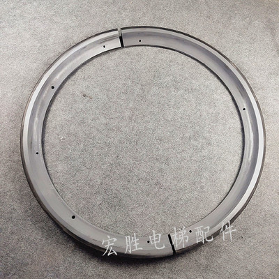 通力扶梯扶手带驱动轮 通力摩擦轮通力分体型 两半拼接773*657*43