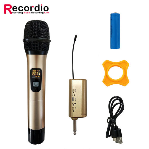 GAW-009 无线手持麦克风 家用户外1拖1/2无线U段麦克风万能话筒