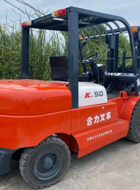 HELI合力5吨二手叉车现货标准门架升高 支持出口cpcd50 CPCD30