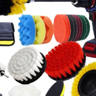 电动清洁刷头汽车多功能家用内饰轮毂轮胎清洗车子抛光电钻打蜡盘