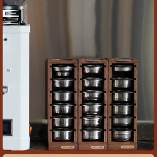 watchget粉碗架收纳存放架咖啡粉碗58mm工具器具盲碗分水网置物架