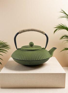铸铁茶壶房装饰品客厅茶室茶具欧式简约家居饰品软装空间设计摆件