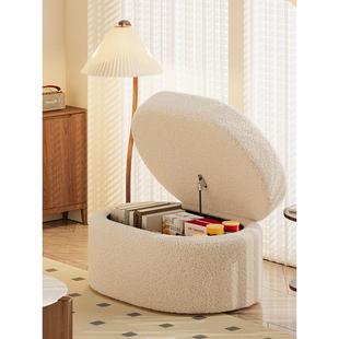 小凳子家用矮凳客厅高级感沙发凳试衣间换鞋凳收纳储物凳可坐脚踏