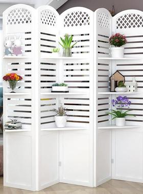 屏风折叠移动简约现代房间分割神器简易美容院家用办公室隔断遮挡